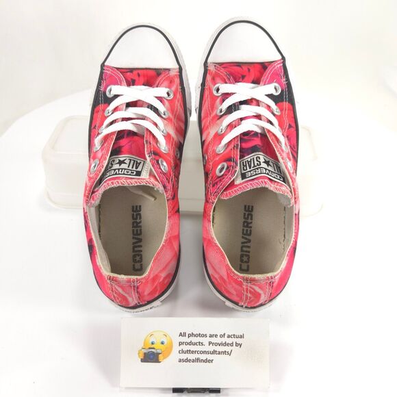 Converse All Star Athletic Sneaker Shoe Womens Size 6 Mens Size 4 146436C Red - Picture 6 of 9